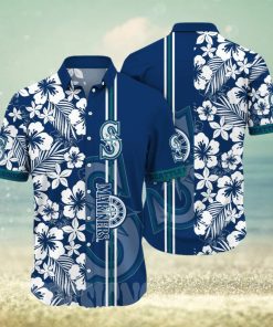 Seattle Mariners MLB Flower Unisex All Over Printed Hawaiian Shirt