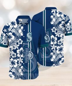 Seattle Mariners MLB Flower Unisex All Over Printed Hawaiian Shirt