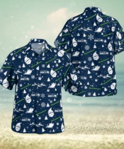 Seattle Seahawks Christmas Pattern Button Shirt, Seahawks Fan Shirt