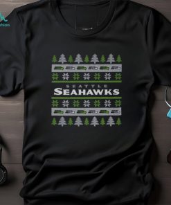 Seattle Seahawks Holiday Christmas Tree T Shirt