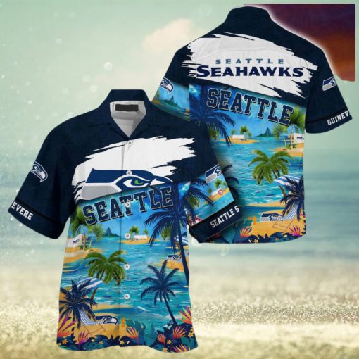 Seattle Seahawks NFL Customized Summer Hawaii Shirt For Sports Fans