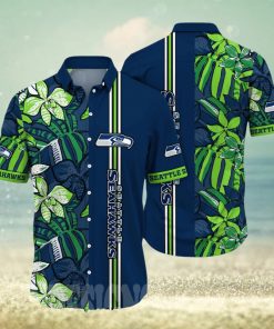 Seattle Seahawks NFL Flower 3D All Over Print Hawaiian Shirt