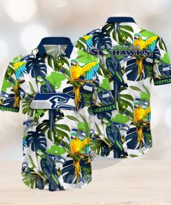 Seattle Seahawks NFL Flower Classic Full Printed Hawaiian Shirt