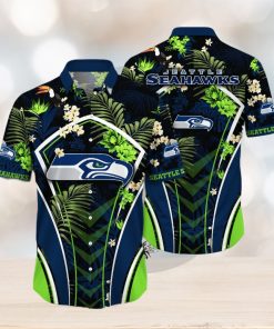 Seattle Seahawks NFL Hawaiian Shirt Warm Breezes Soccer Match Shirts