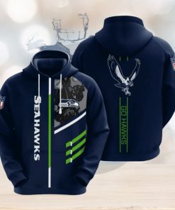 Seattle Seahawks No1798 Custom Hoodie 3D Sweatshirt Tshirt Football Gift