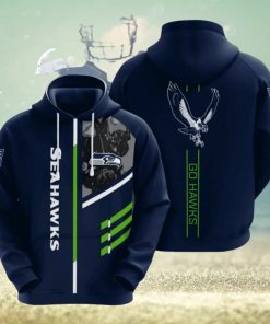 Seattle Seahawks No1798 Custom Hoodie 3D Sweatshirt Tshirt Football Gift