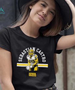 Sebastian Castro Iowa Hawkeyes caricature shirt