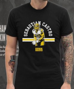 Sebastian Castro Iowa Hawkeyes caricature shirt