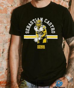 Sebastian Castro Iowa Hawkeyes caricature shirt