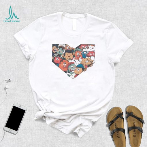 Secret Fresh People Heart T shirts