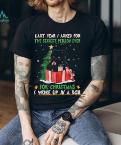 Sexiest Person Black Cat Xmas Shirt