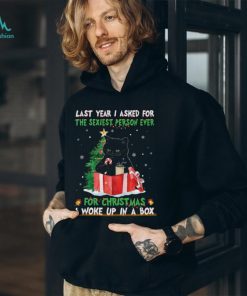 Sexiest Person Black Cat Xmas Shirt