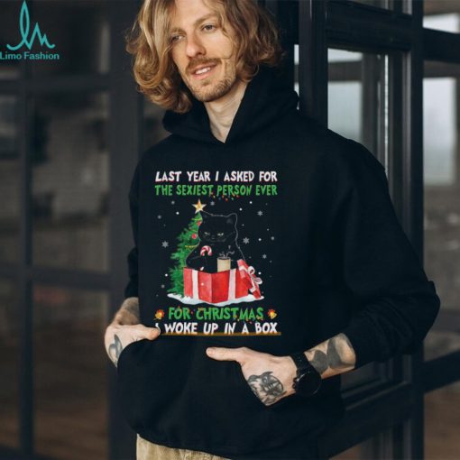 Sexiest Person Black Cat Xmas Shirt