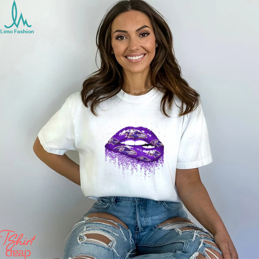 Sexy Lips Baltimore Ravens NFL Shirt Sexy Lips Baltimore Ravens NFL Shirt