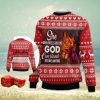 She Who Kneels Before God Can Stand Before Anyone Ugly Christmas Sweater