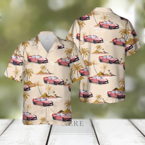 Shelby Ford Mustang Super Snake Ruby Red White Striping 2021 Hawaiian Shirt