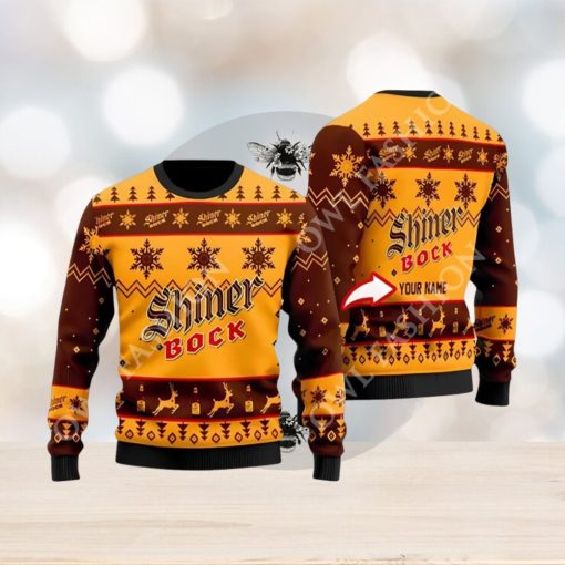 Shiner Bock Beer Personalized Christmas Sweater Jumpers