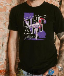 Shohei Ohtani Los Angeles Angels Player Map signature shirt