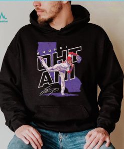 Shohei Ohtani Los Angeles Angels Player Map signature shirt