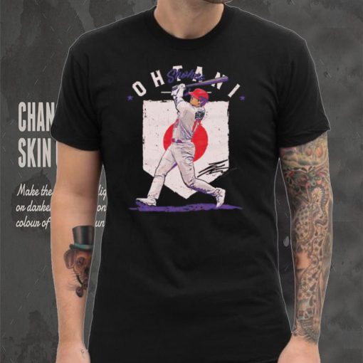 Shohei Ohtani Los Angeles Angels country flag signature shirt