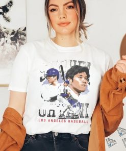 Shohei Ohtani Los Angeles D Vintage Wht Shirt