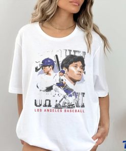 Shohei Ohtani Los Angeles D Vintage Wht Shirt