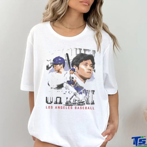 Shohei Ohtani Los Angeles D Vintage Wht Shirt