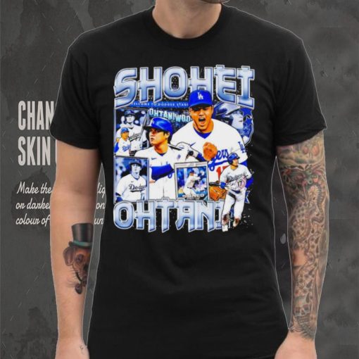 Shohei Ohtani Los Angeles Dodgers baseball graphic T shirt