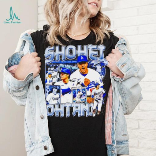 Shohei Ohtani Los Angeles Dodgers baseball graphic T shirt