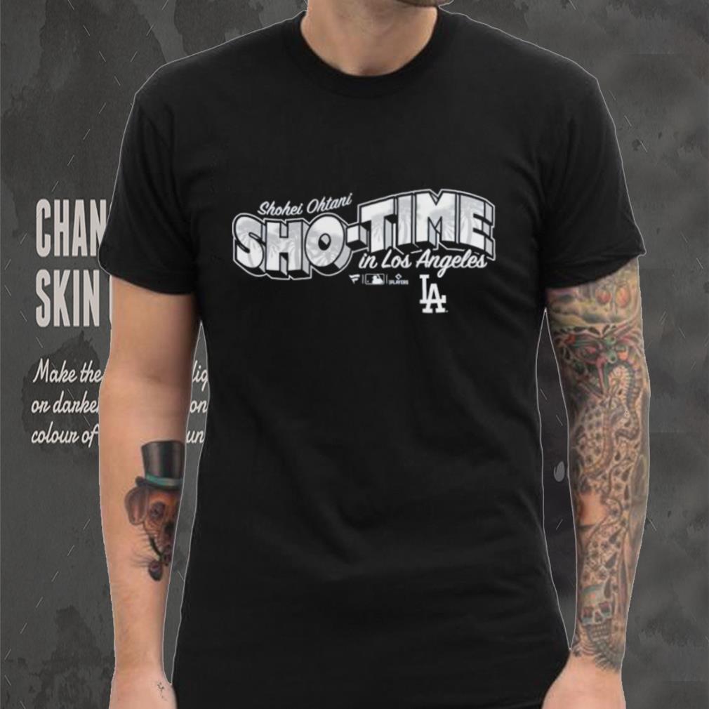 Shohei Ohtani Sho Time in Los Angeles Dodgers T Shirt Shohei Ohtani Sho Time in Los Angeles Dodgers T Shirt