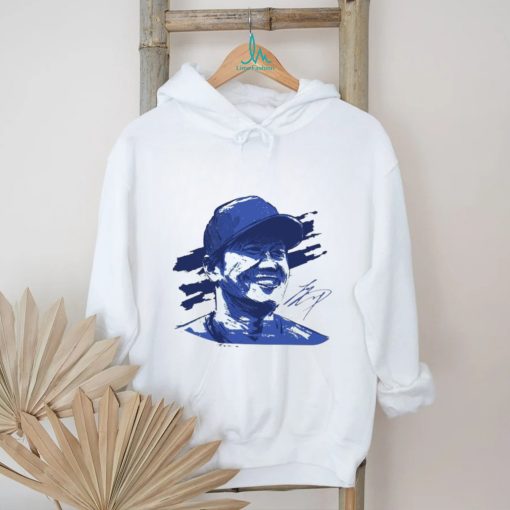 Shohei Ohtani Sketch Los Angeles Dodgers Signatures Shirt