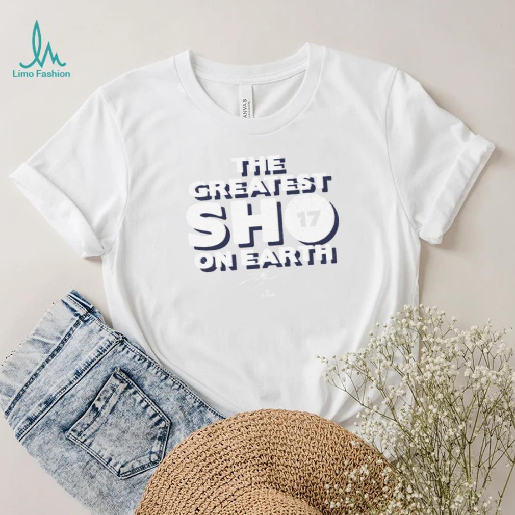 Shohei Ohtani The Greatest Sho WHT Shirt Shohei Ohtani The Greatest Sho WHT Shirt