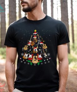 Shop Funny Christmas Guitar Player Gifts Xmas Tree T Shirts Sweatshirt