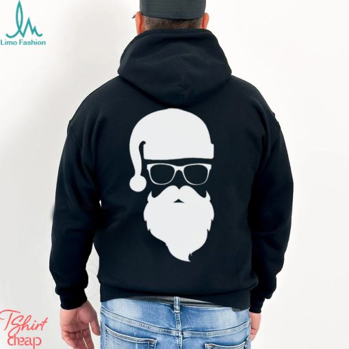 Shop4Ever Kids Hipster Santa with Glasses Christmas Graphic Child’s Youth T Shirt