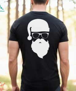 Shop4Ever Kids Hipster Santa with Glasses Christmas Graphic Child's Youth T Shirt