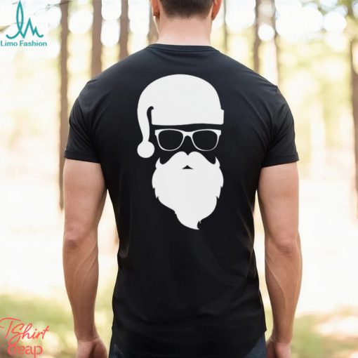 Shop4Ever Kids Hipster Santa with Glasses Christmas Graphic Child’s Youth T Shirt
