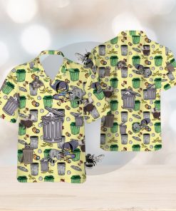 Shunk Raccoon Opossum Hawaiian Shirt