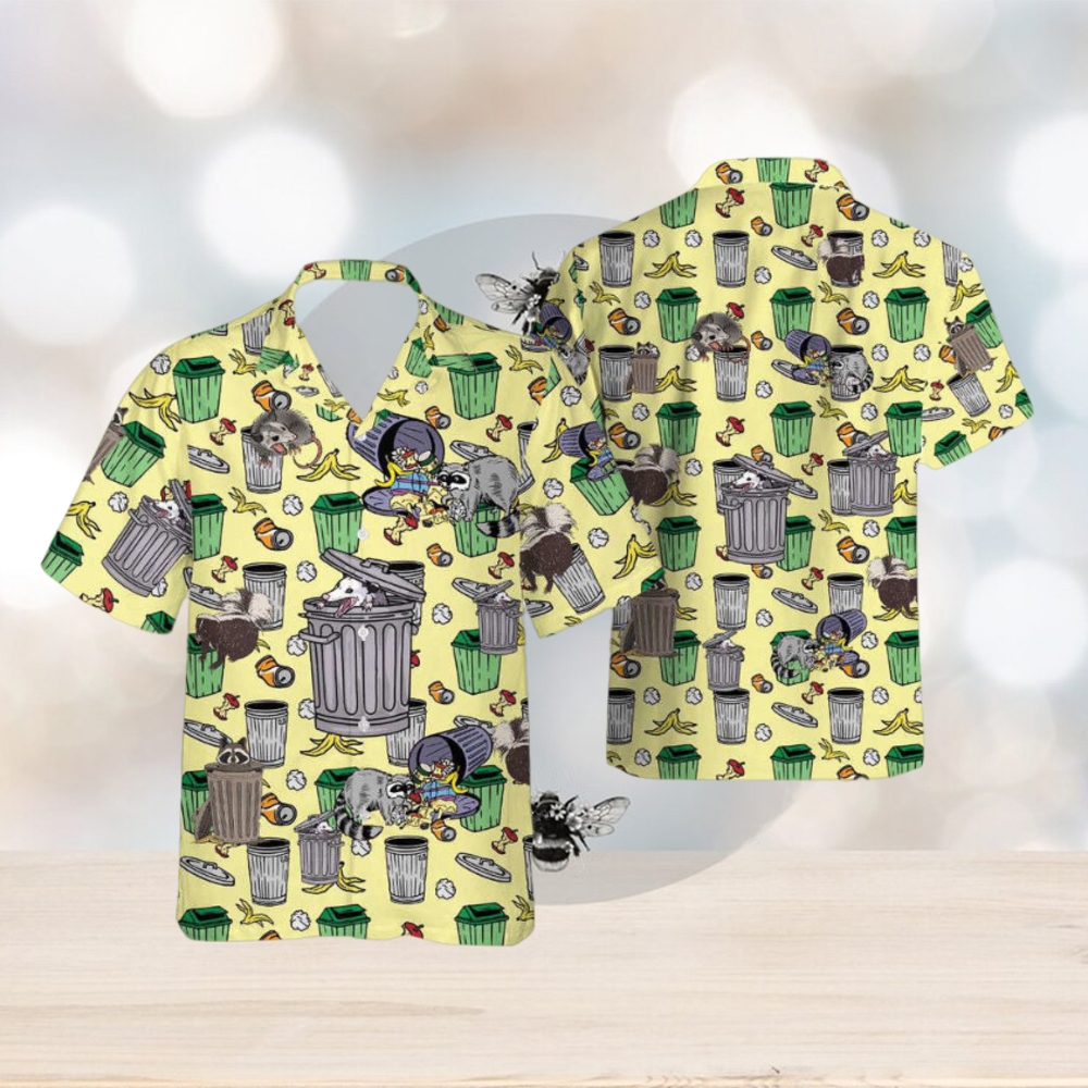 Shunk Raccoon Opossum Hawaiian Shirt Shunk Raccoon Opossum Hawaiian Shirt