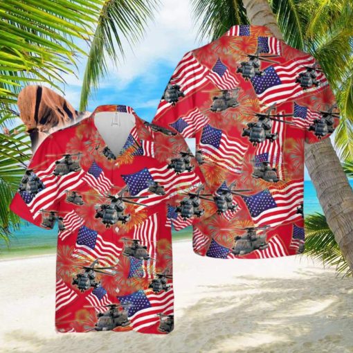 Sikorsky MH 53 Pave Low 4th July Hawaiian Shirt