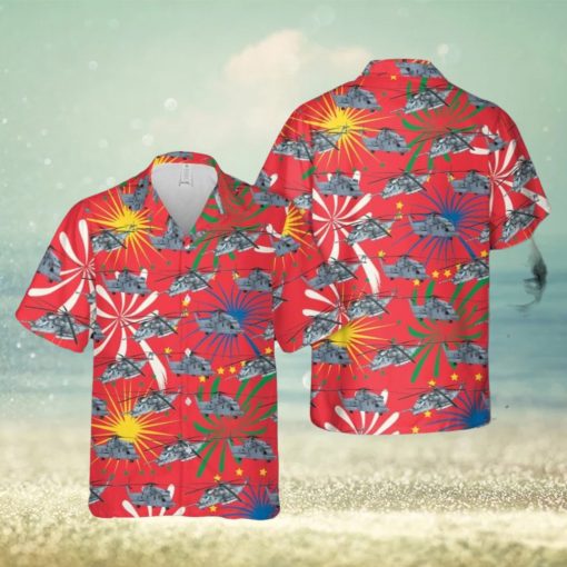 Sikorsky MH 53 Pave Low Summer Beach Gift 3D Hawaiian Shirt