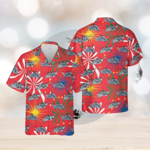 Sikorsky MH 53 Pave Low Summer Beach Gift 3D Hawaiian Shirt