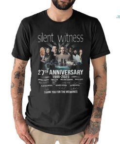 Silent Witness 27th Anniversary 1996 – 2023 Thank You For The Memories T Shirt