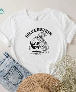 Silverstein burlington tiger skull shirt