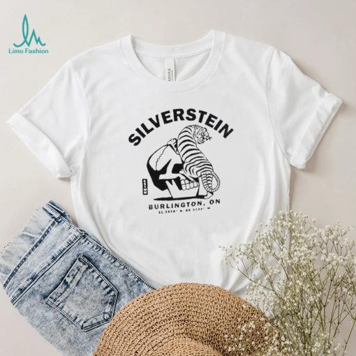 Silverstein burlington tiger skull shirt