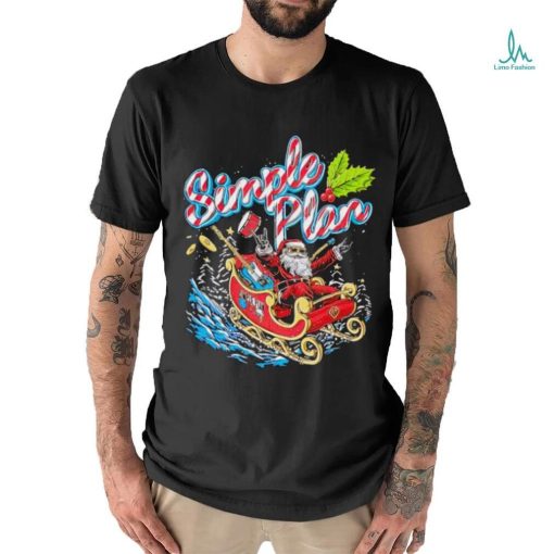 Simple plan Santa Claus sleigh shirt