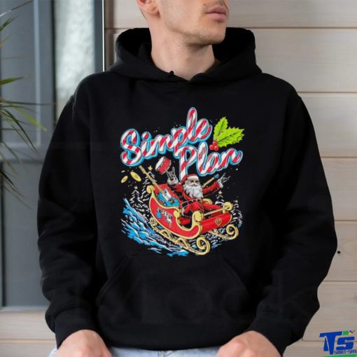 Simple plan Santa Claus sleigh shirt