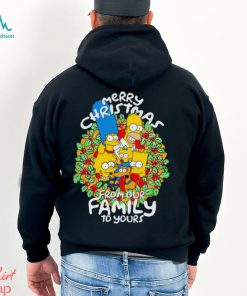 Simpson Family Merry Christmas From Our Family To Yours T Shirt