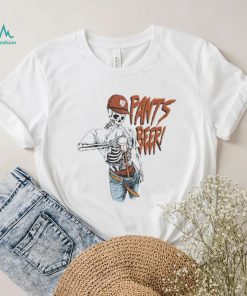 Skeleton pants beer shirt