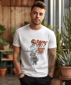 Skeleton pants beer shirt