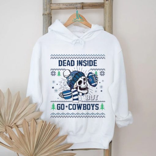 Skull Dead Inside But Go Cowboys Shirt